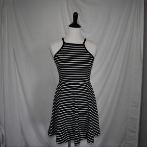 Maitai Size M striped halter dress